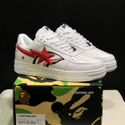 Original Bape Sta Shark Mouth Low-Top Sneakers