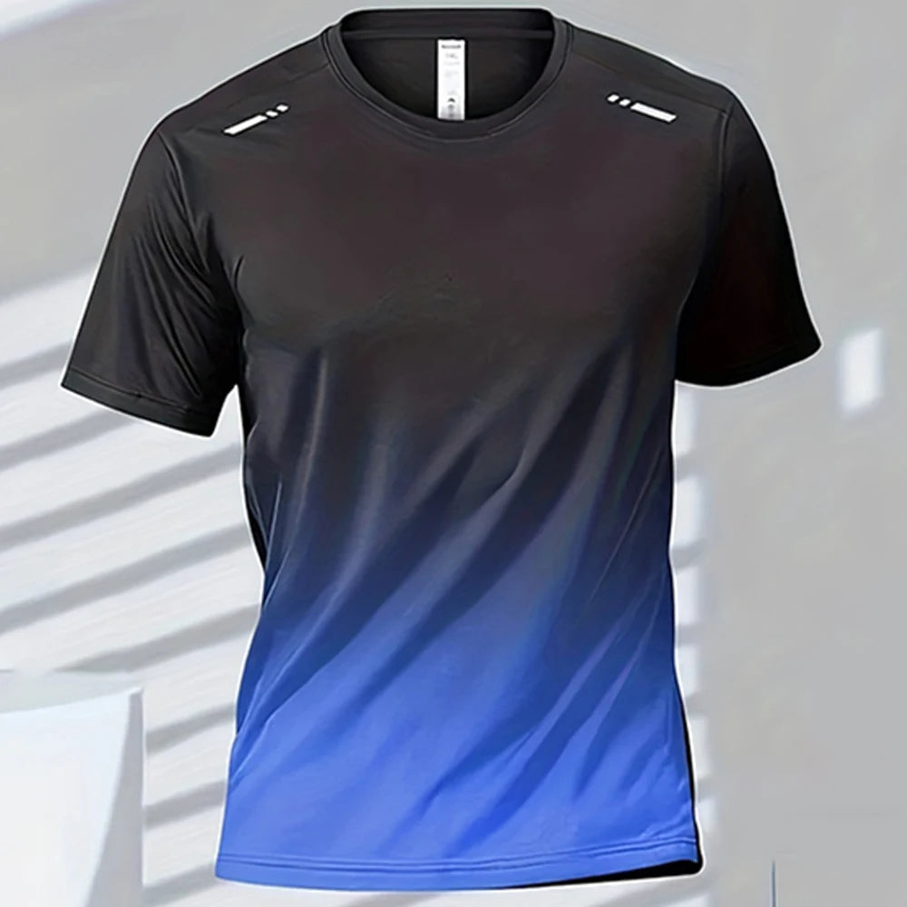 Men’s T-Shirt Badminton Top – Quick Drying Boxing Training Sport Shirt