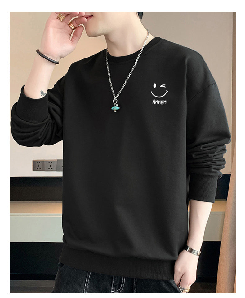 New Autumn and Spring Long-Sleeved T-shirt for Men