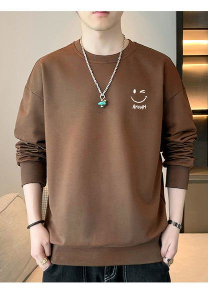 New Autumn and Spring Long-Sleeved T-shirt for Men