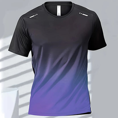 Men’s T-Shirt Badminton Top – Quick Drying Boxing Training Sport Shirt