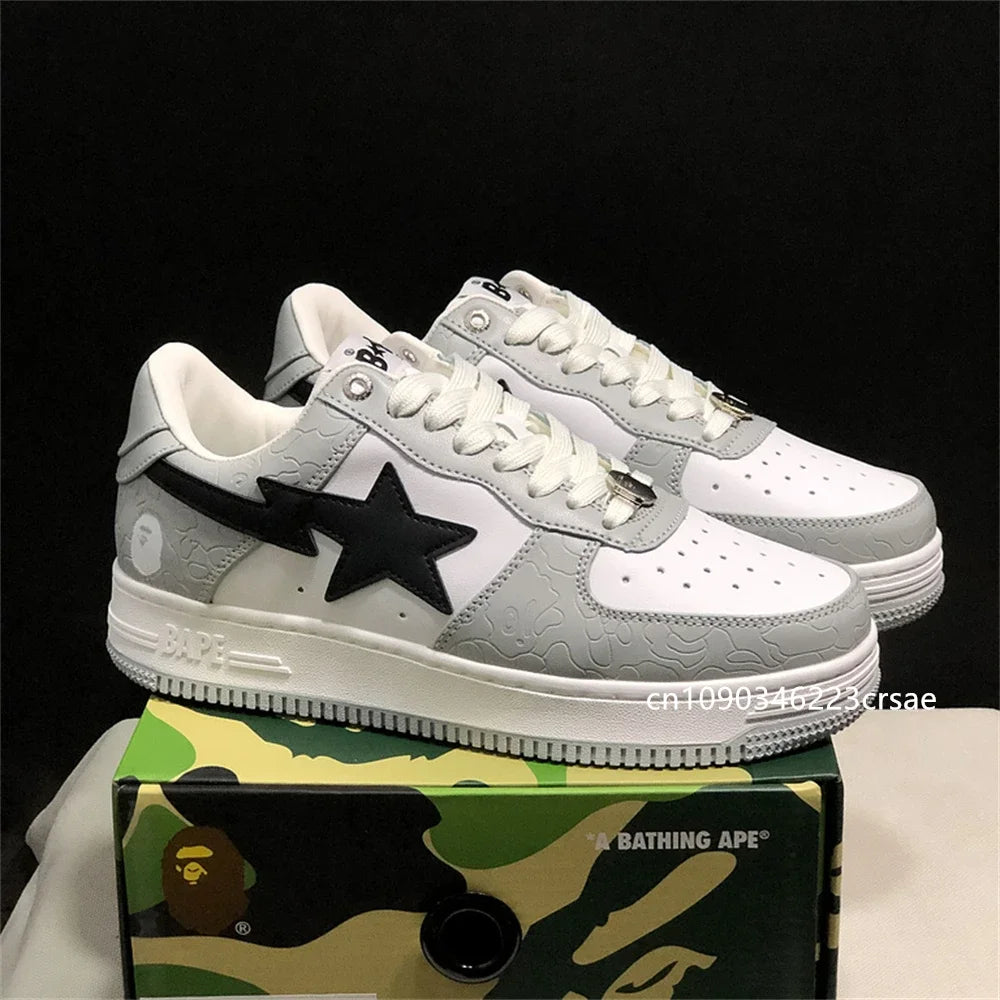 Original Bape Sta Shark Mouth Low-Top Sneakers