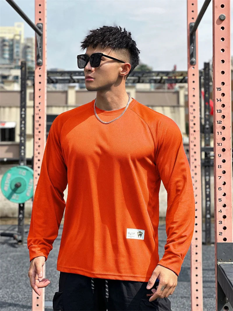 High-Quality Autumn Men’s Long Sleeved T-shirt