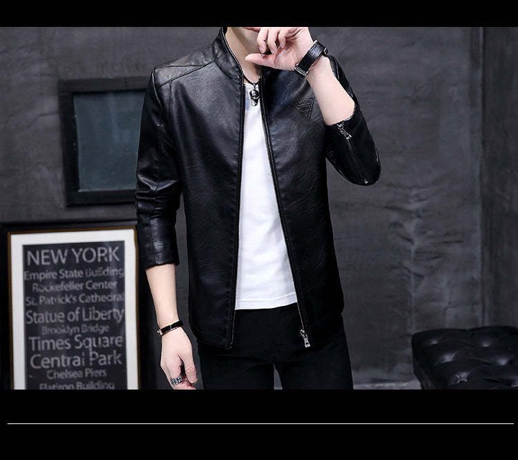 Men's Biker Leather Jacket 2024