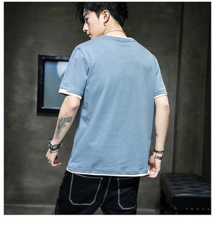 Casual T-shirt for Men – Pure Cotton, Breathable, High-Quality