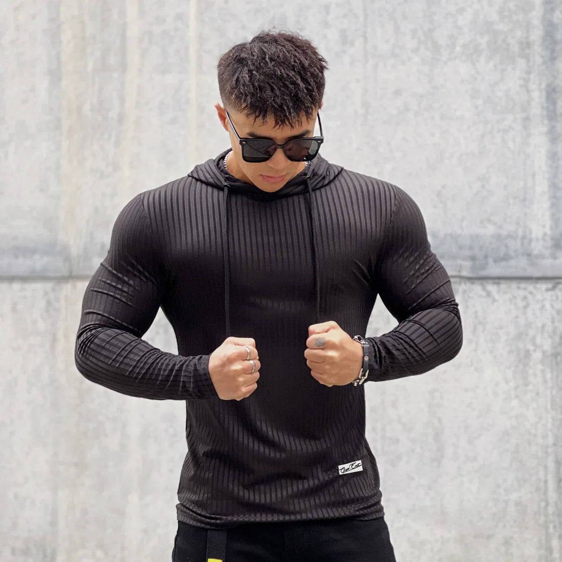 Men's Quick-Dry Long Sleeve Gym Fitness T-Shirt