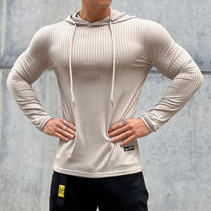 Men's Quick-Dry Long Sleeve Gym Fitness T-Shirt