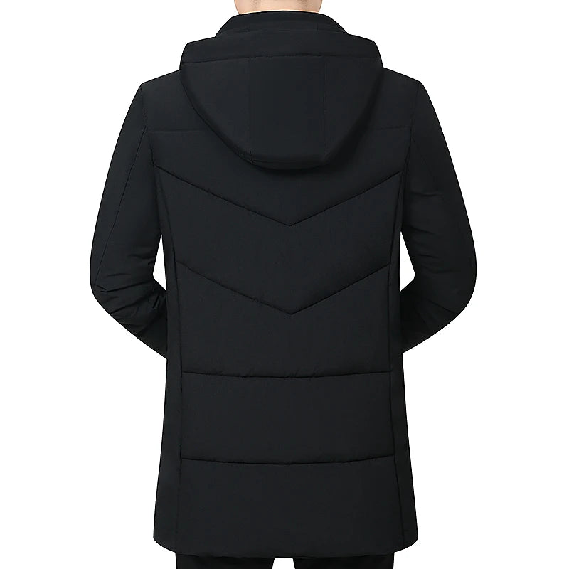 Men's Hooded Winter Down Cotton Coat