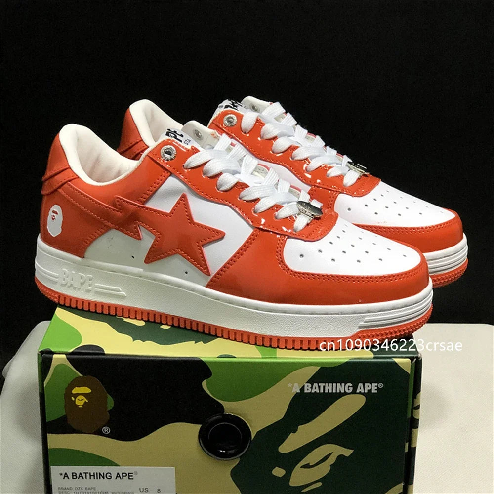 Original Bape Sta Shark Mouth Low-Top Sneakers