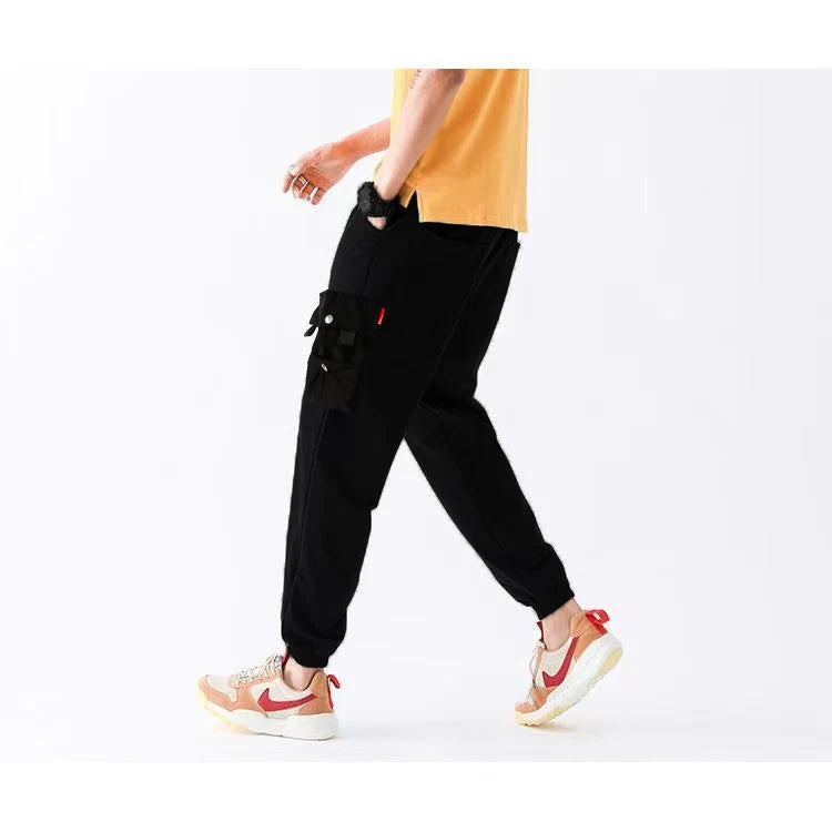 Men's Solid Color Cargo Pants