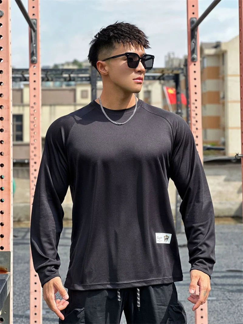 High-Quality Autumn Men’s Long Sleeved T-shirt