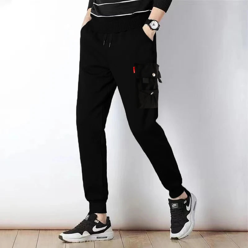 Men's Solid Color Cargo Pants