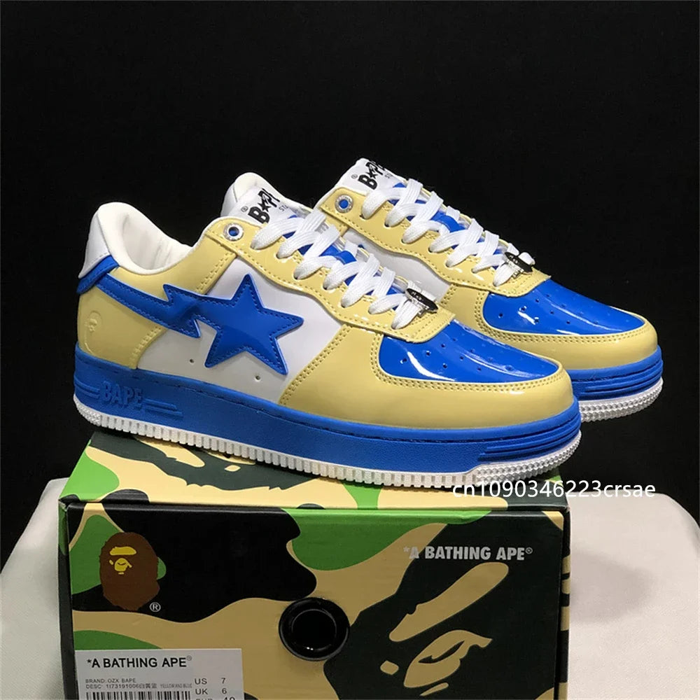 Original Bape Sta Shark Mouth Low-Top Sneakers