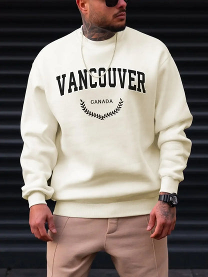 Men's Vancouver Canada Leaf Design Sweatshirt