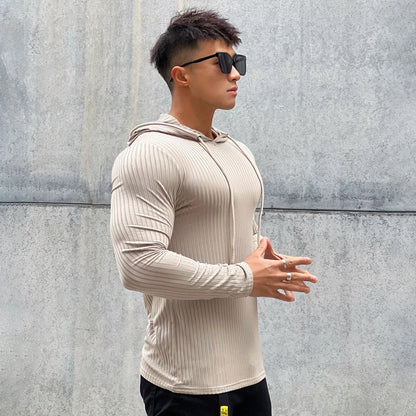 Men's Quick-Dry Long Sleeve Gym Fitness T-Shirt