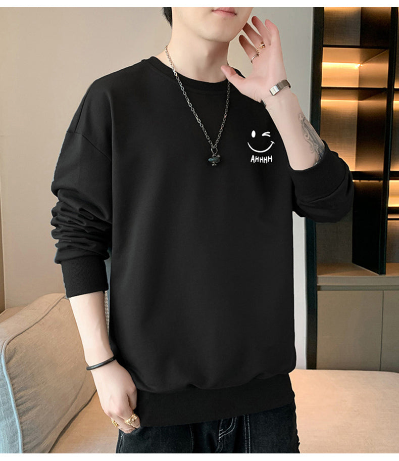 New Autumn and Spring Long-Sleeved T-shirt for Men