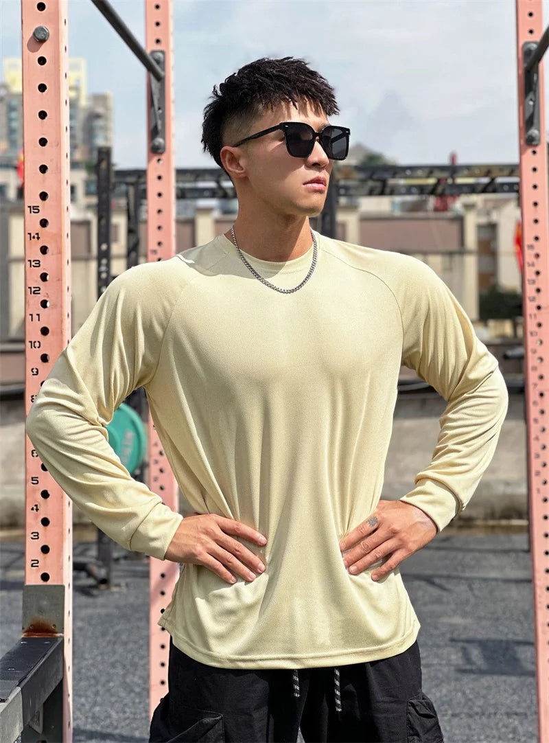 High-Quality Autumn Men’s Long Sleeved T-shirt